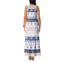 Turtle Xmas Family Matching Tank Maxi Dress and Hawaiian Shirt Green Sea Turtle Merry Christmas - Wonder Print Shop