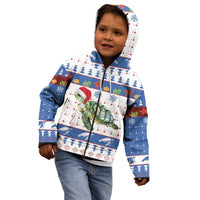 Turtle Xmas Kid Hoodie Green Sea Turtle Merry Christmas - Wonder Print Shop