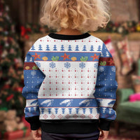 Turtle Xmas Kid Ugly Christmas Sweater Green Sea Turtle Merry Christmas - Wonder Print Shop