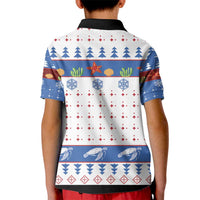 Turtle Xmas Kid Polo Shirt Green Sea Turtle Merry Christmas - Wonder Print Shop