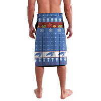Turtle Xmas Lavalava Green Sea Turtle Merry Christmas - Wonder Print Shop