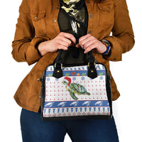 Turtle Xmas Shoulder Handbag Green Sea Turtle Merry Christmas