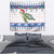 Turtle Xmas Tapestry Green Sea Turtle Merry Christmas - Wonder Print Shop