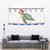 Turtle Xmas Tapestry Green Sea Turtle Merry Christmas - Wonder Print Shop