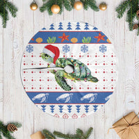 Turtle Xmas Tree Skirt Green Sea Turtle Merry Christmas - Wonder Print Shop