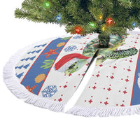Turtle Xmas Tree Skirt Green Sea Turtle Merry Christmas - Wonder Print Shop