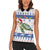Turtle Xmas Women Sleeveless Polo Shirt Green Sea Turtle Merry Christmas - Wonder Print Shop