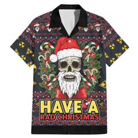 Skull Have A Rad Christmas Family Matching Mermaid Dress and Hawaiian Shirt Santa Skull - Wonder Print Shop