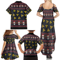 Skull Have A Rad Christmas Family Matching Summer Maxi Dress and Hawaiian Shirt Santa Skull - Wonder Print Shop