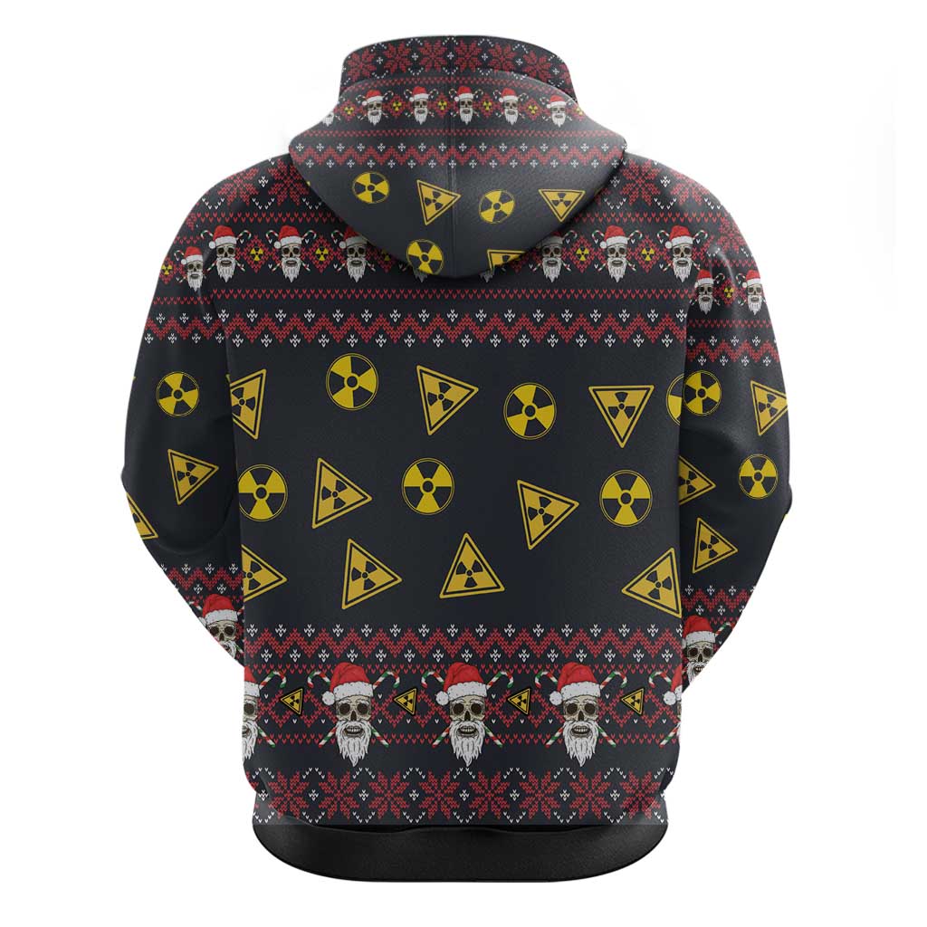Skull Have A Rad Christmas Hoodie Santa Skull - Wonder Print Shop