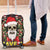 Skull Have A Rad Christmas Luggage Cover Santa Skull - Wonder Print Shop