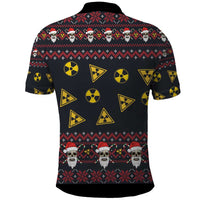 Skull Have A Rad Christmas Polo Shirt Santa Skull - Wonder Print Shop