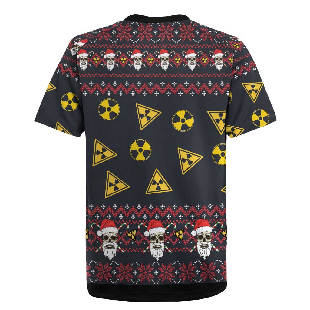 Skull Have A Rad Christmas Rugby Jersey Santa Skull - Wonder Print Shop