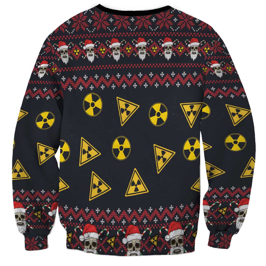 Skull Have A Rad Christmas Sweatshirt Santa Skull - Wonder Print Shop
