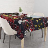 Skull Have A Rad Christmas Tablecloth Santa Skull - Wonder Print Shop