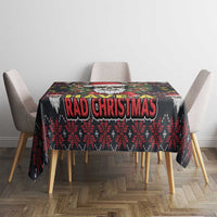 Skull Have A Rad Christmas Tablecloth Santa Skull - Wonder Print Shop