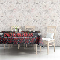 Skull Have A Rad Christmas Tablecloth Santa Skull - Wonder Print Shop