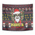 Skull Have A Rad Christmas Tapestry Santa Skull - Wonder Print Shop