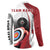 Personalized Canadian Flag Button Sweatshirt Canada Archery Target - Maple Leaf