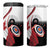 Personalized Canadian Flag 4 in 1 Can Cooler Tumbler Canada Archery Target - Maple Leaf