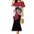 Personalized Canadian Flag Family Matching Mermaid Dress and Hawaiian Shirt Canada Archery Target - Maple Leaf