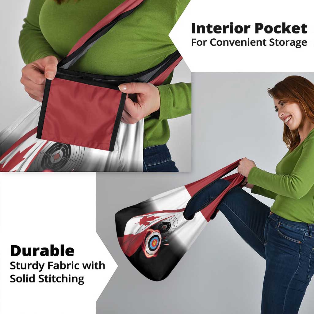 Canadian Flag Grocery Bag Canada Archery Target - Maple Leaf