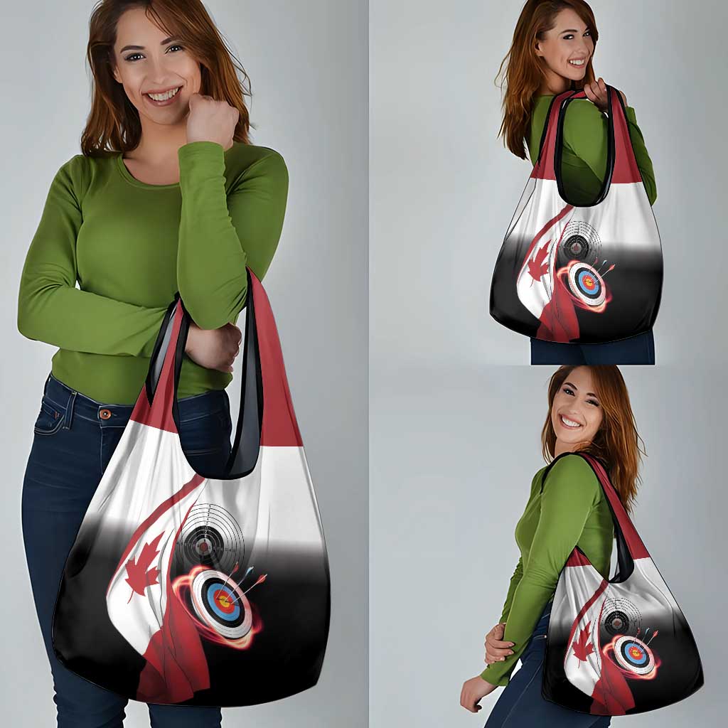 Canadian Flag Grocery Bag Canada Archery Target - Maple Leaf
