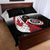 Canadian Flag Quilt Bed Set Canada Archery Target - Maple Leaf