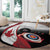 Canadian Flag Round Carpet Canada Archery Target - Maple Leaf
