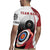 Personalized Canadian Flag Rugby Jersey Canada Archery Target - Maple Leaf