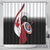 Canadian Flag Shower Curtain Canada Archery Target - Maple Leaf