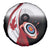 Canadian Flag Spare Tire Cover Canada Archery Target - Maple Leaf