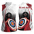 Personalized Canadian Flag Women Sleeveless Polo Shirt Canada Archery Target - Maple Leaf