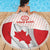 Personalized Canada Archery Beach Blanket Maple Leaf Canadian Flag