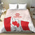 Personalized Canada Archery Bedding Set Maple Leaf Canadian Flag