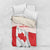 Personalized Canada Archery Bedding Set Maple Leaf Canadian Flag