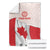 Personalized Canada Archery Blanket Maple Leaf Canadian Flag