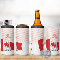 Personalized Canada Archery 4 in 1 Can Cooler Tumbler Maple Leaf Canadian Flag