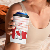 Personalized Canada Archery 4 in 1 Can Cooler Tumbler Maple Leaf Canadian Flag