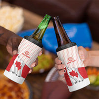 Personalized Canada Archery 4 in 1 Can Cooler Tumbler Maple Leaf Canadian Flag