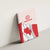 Personalized Canada Archery Canvas Wall Art Maple Leaf Canadian Flag