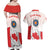 Personalized Canada Archery Couples Matching Off Shoulder Maxi Dress and Hawaiian Shirt Maple Leaf Canadian Flag