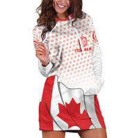 Personalized Canada Archery Hoodie Dress Maple Leaf Canadian Flag
