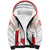 Personalized Canada Archery Sherpa Hoodie Maple Leaf Canadian Flag