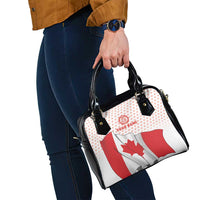 Personalized Canada Archery Shoulder Handbag Maple Leaf Canadian Flag