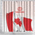 Personalized Canada Archery Shower Curtain Maple Leaf Canadian Flag