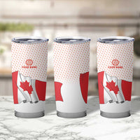Personalized Canada Archery Tumbler Cup Maple Leaf Canadian Flag
