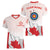 Personalized Canada Archery Women V-Neck T-Shirt Maple Leaf Canadian Flag