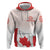 Personalized Canada Archery Zip Hoodie Maple Leaf Canadian Flag