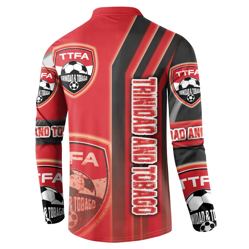 Trinidad and Tobago Football Button Sweatshirt Soca Warriors Soccer - Road To Champion